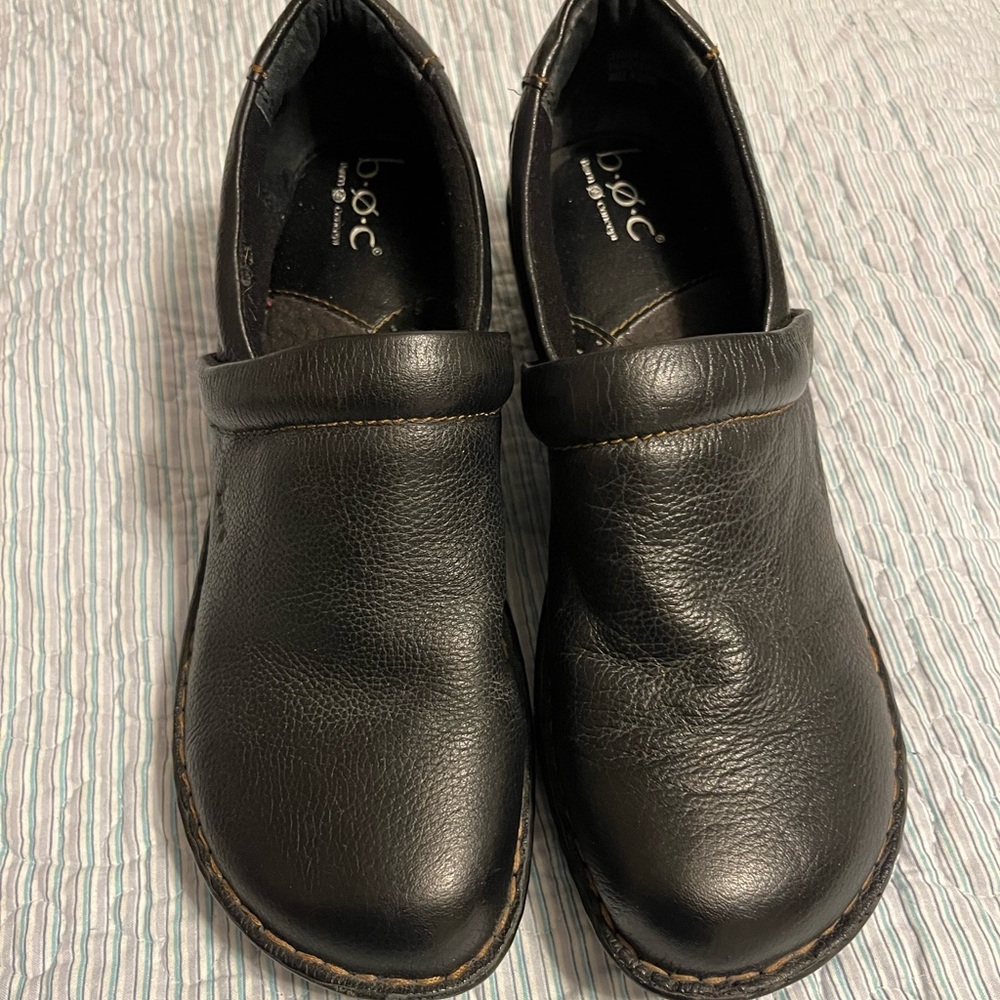 EUC BOC LEATHER MULES - Picture 2 of 8